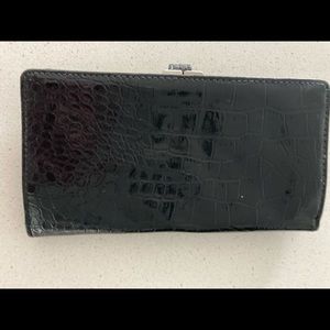 Black wallet.